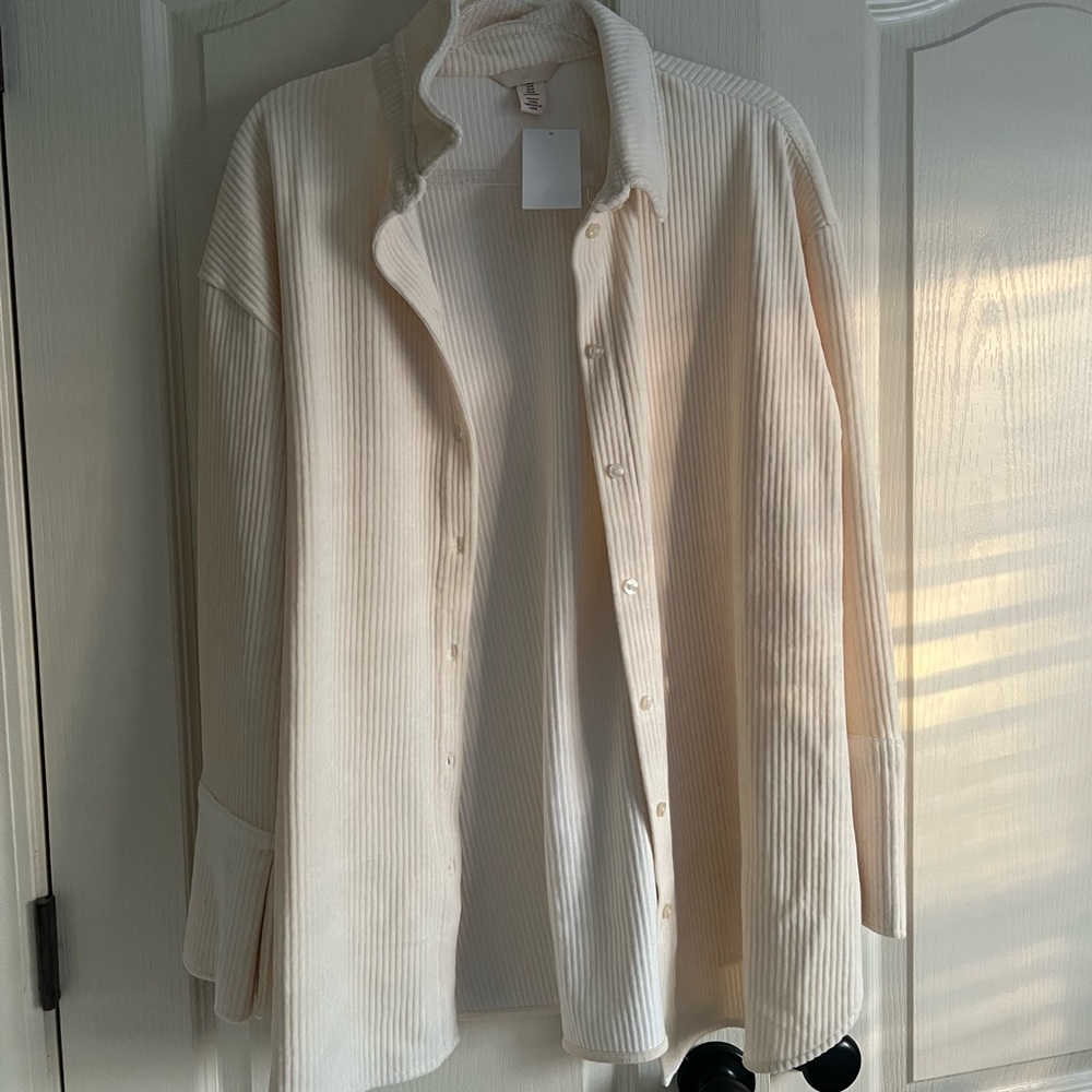 NWT H&M Corduroy Shacket